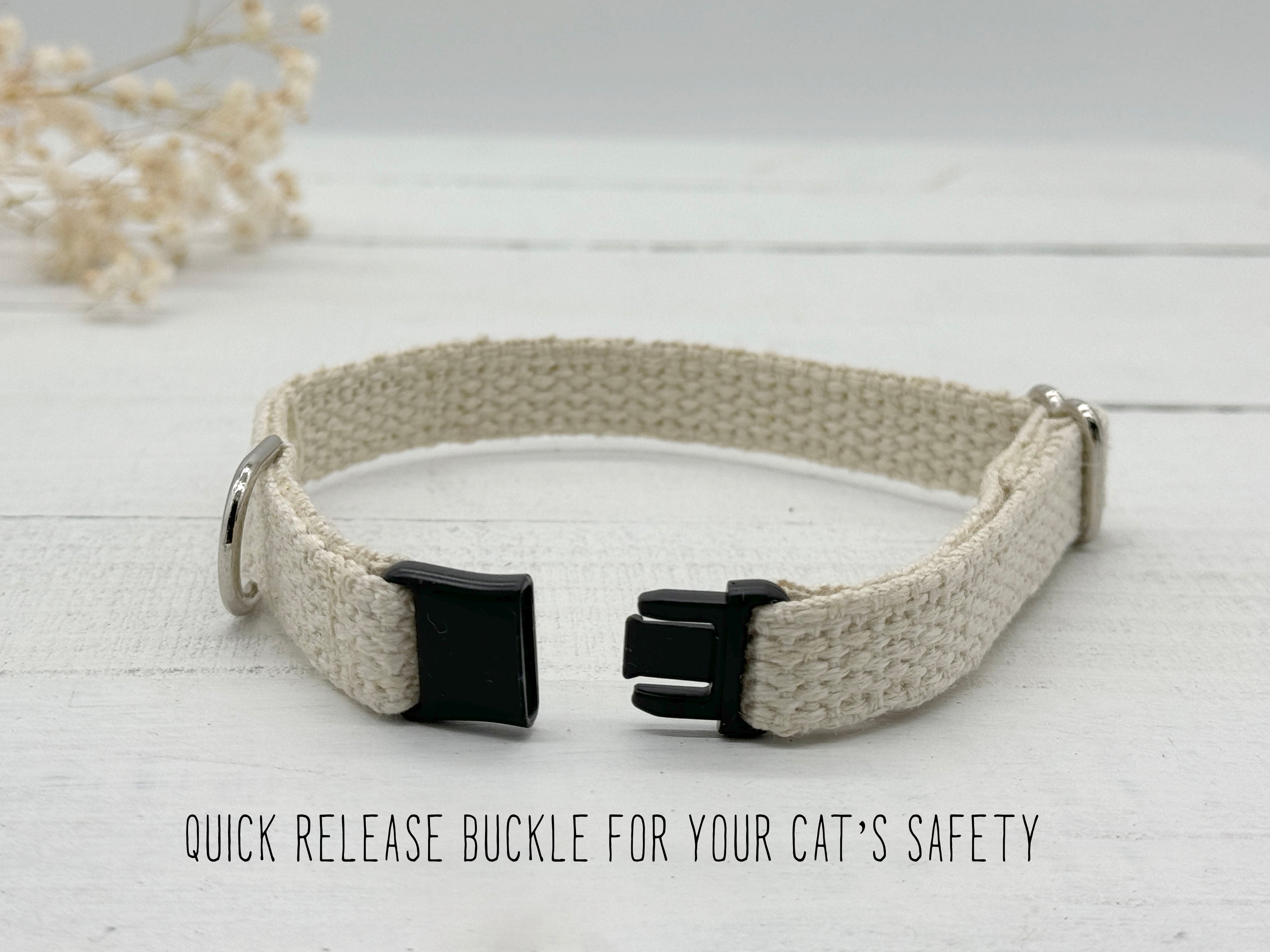 Eco Friendly Just Hemp Cat Collar