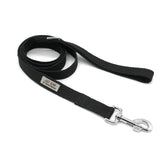 Black Just Hemp Flat Dog Leash