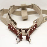 Sangria Red Studded Step-In Dog Harness