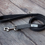 Black Just Hemp Flat Dog Leash