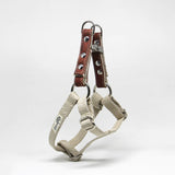 Sangria Red Studded Step-In Dog Harness