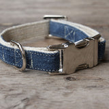 Denim Dog Collar