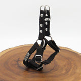 Studded Black Just Hemp Step-In Dog Harness