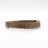 Eco Friendly Tea-Stained Just Hemp Cat Collar