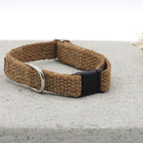 Eco Friendly Tea-Stained Just Hemp Cat Collar