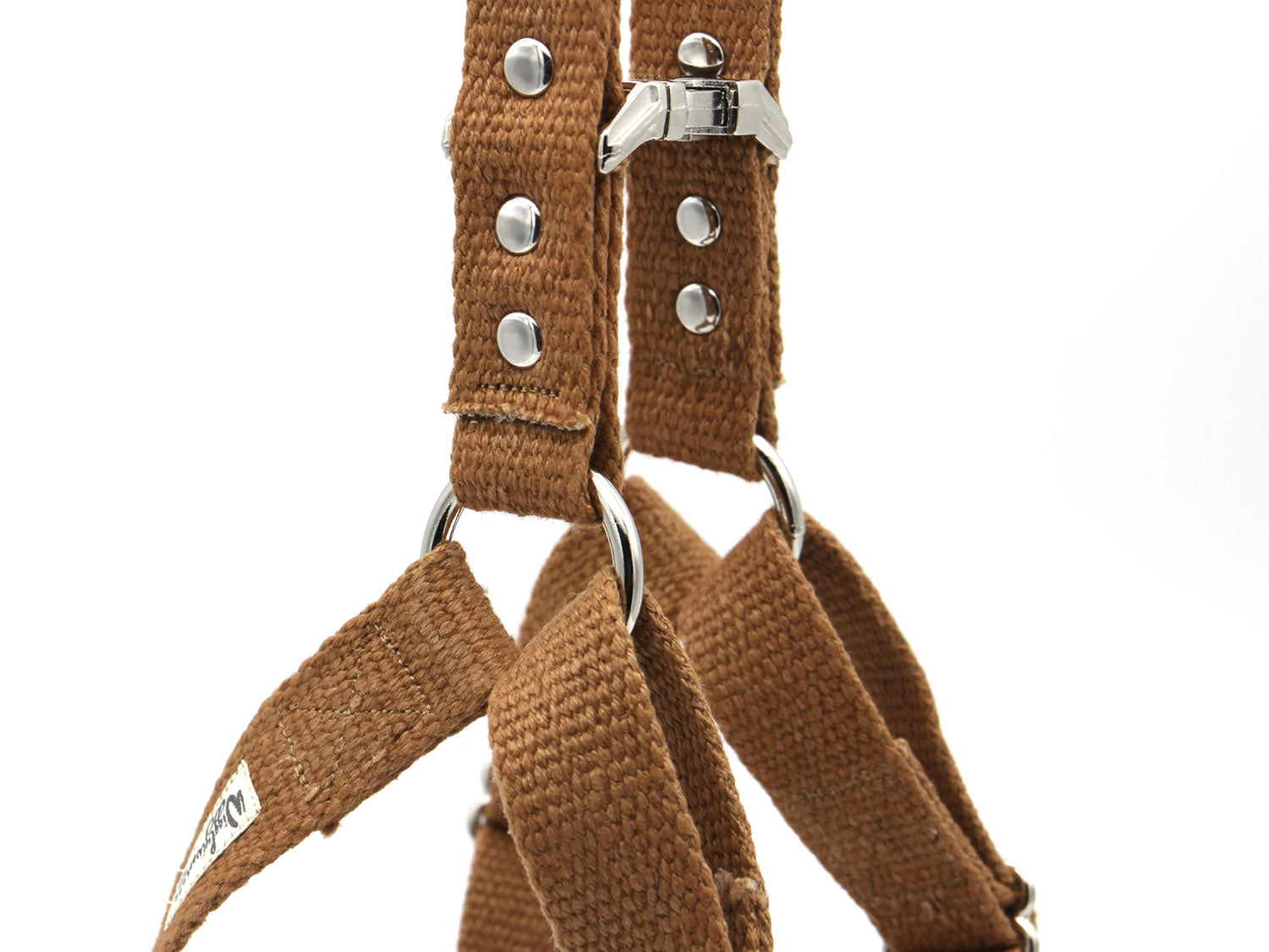 Tea-Stained Just Hemp Adjustable Step-In Dog Harness