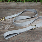 Pebble Beach Flat Hemp Dog Leash