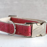 Signature "Pretty In Pink" Cork Dog Collar