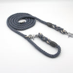 Adjustable Seaside Blue Natural Cotton Rope Dog Leash