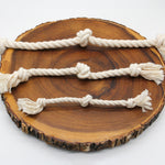 Chew-Me-Ups Natural Knotted Cotton Rope Dog Toy