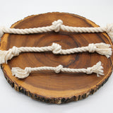 Chew-Me-Ups Natural Knotted Cotton Rope Dog Toy