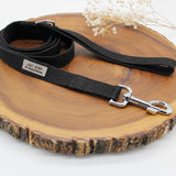 Black Just Hemp Flat Dog Leash