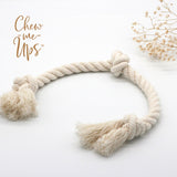 Chew-Me-Ups Natural Knotted Cotton Rope Dog Toy