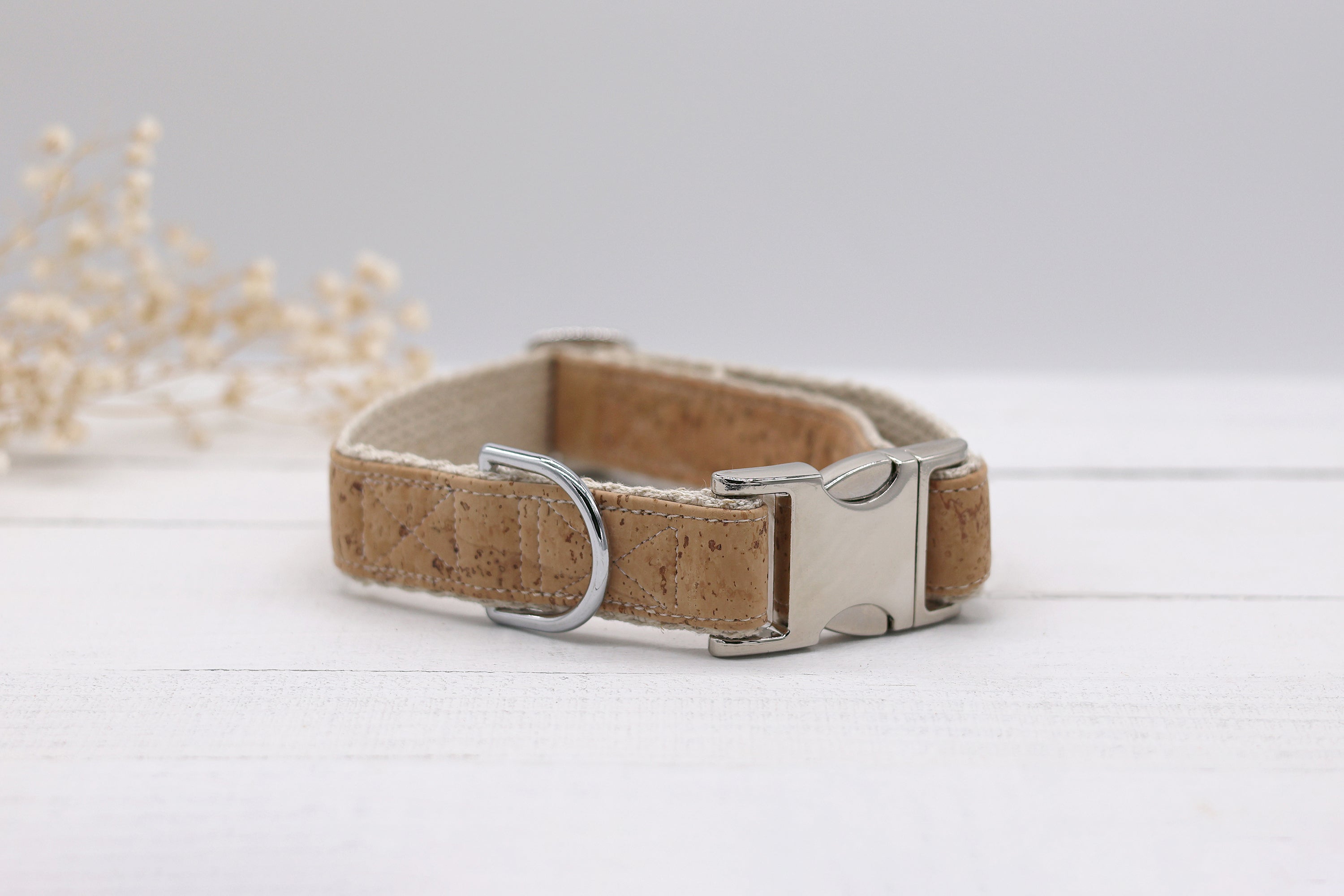 Signature Cork Dog Collar - Natural