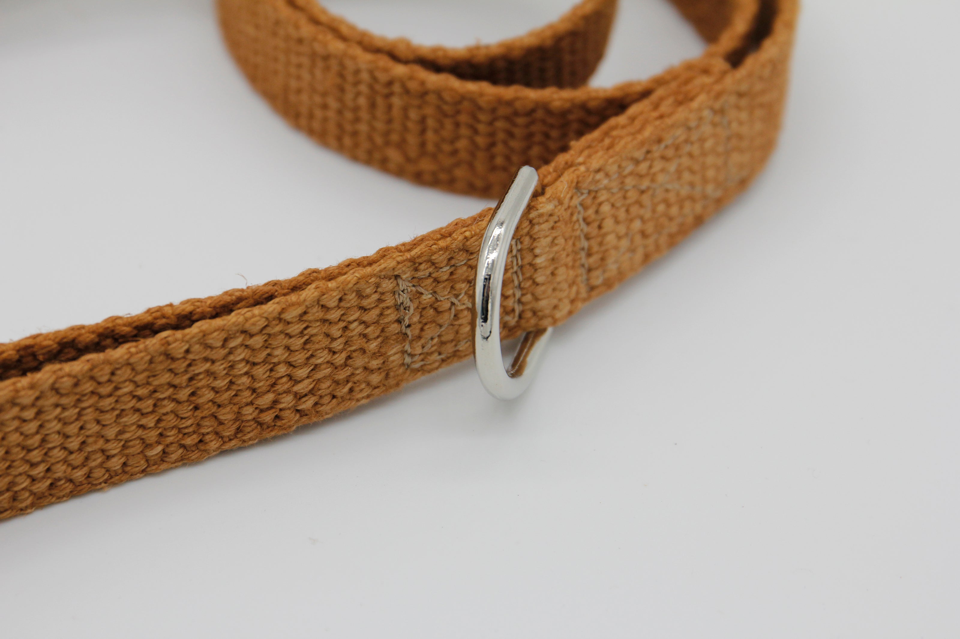 Tea-Stained Just Hemp Flat Dog Leash