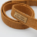 Tea-Stained Just Hemp Flat Dog Leash