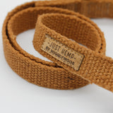 Tea-Stained Just Hemp Flat Dog Leash