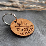 "Adventurer" Wooden Pet ID Tag