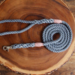 Cat Seaside Blue Natural Cotton Rope Leash