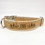 Personalized Landscape Cork Dog Collar - Desert