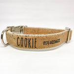 Personalized Cork Dog Collar