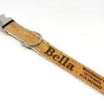 Personalized Cork Dog Collar