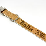 Personalized Cork Dog Collar