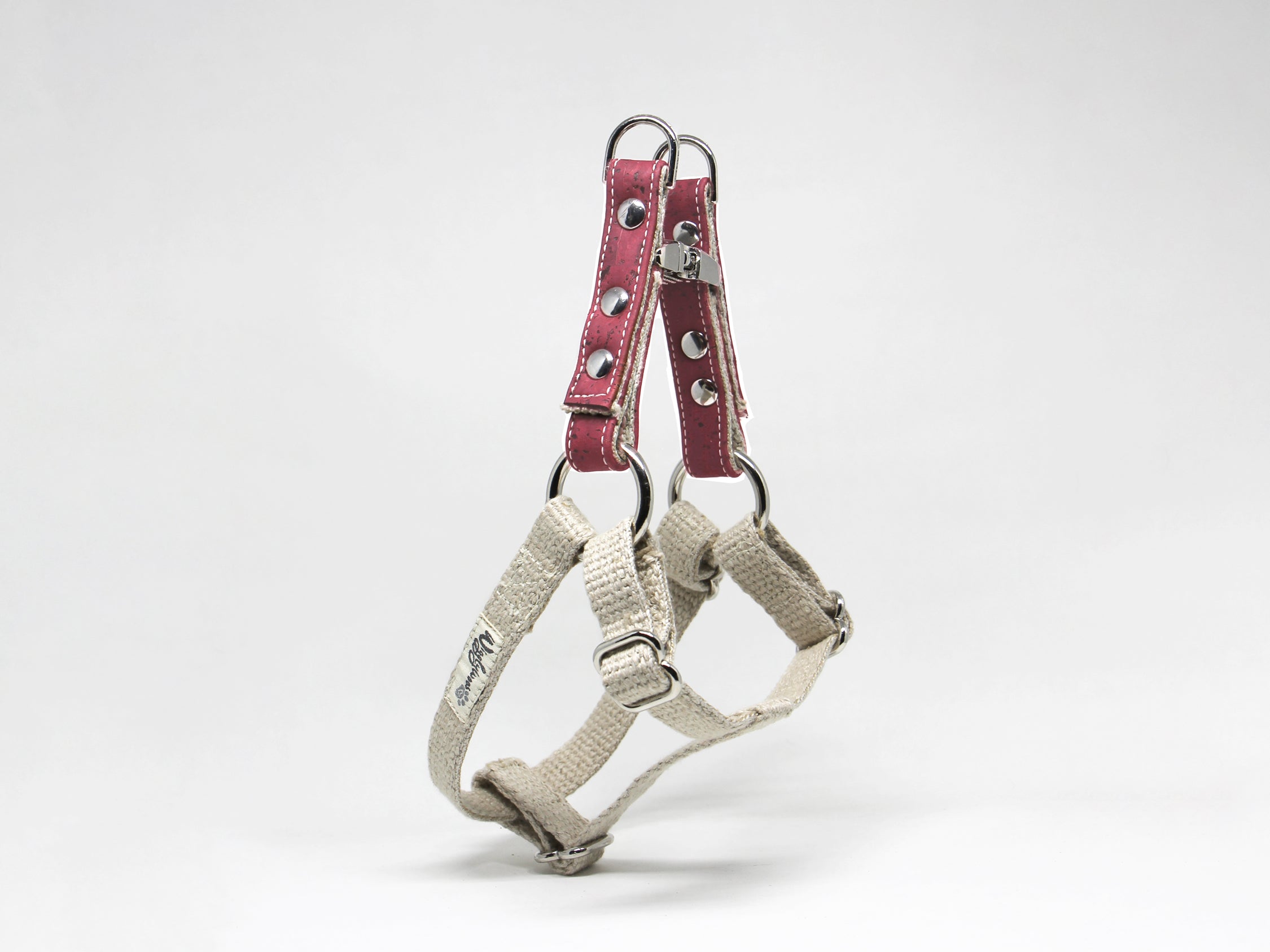 Pretty In Pink Studded Step-In Dog Harness XS