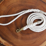 Tiny Dog Leash Natural Cotton Rope