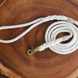 Tiny Dog Leash Natural Cotton Rope