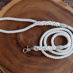 Cat Leash Natural Cotton Rope Nickel Trigger