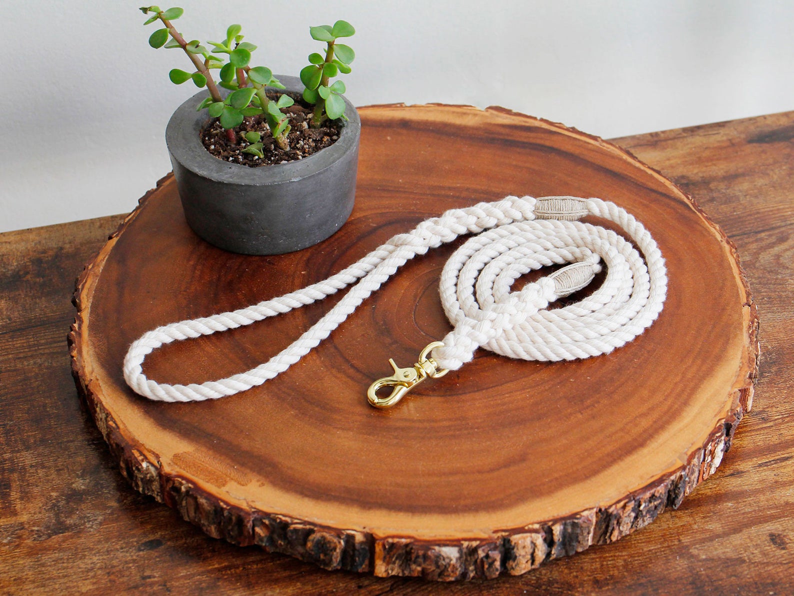 Cat Leash Natural Cotton Rope