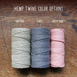 Hemp Twine Colors