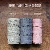 Hemp Twine Colors