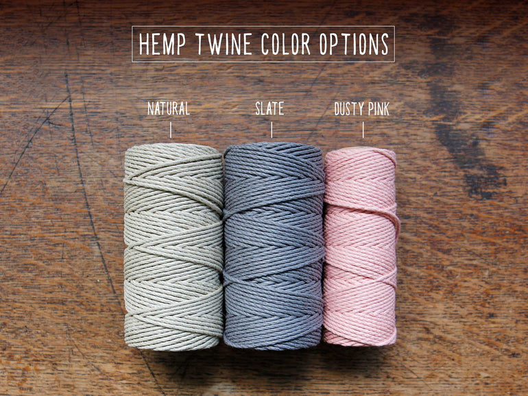 Hemp Twine Colors