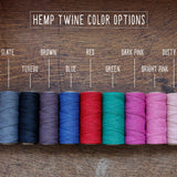 Hemp Twine Colors