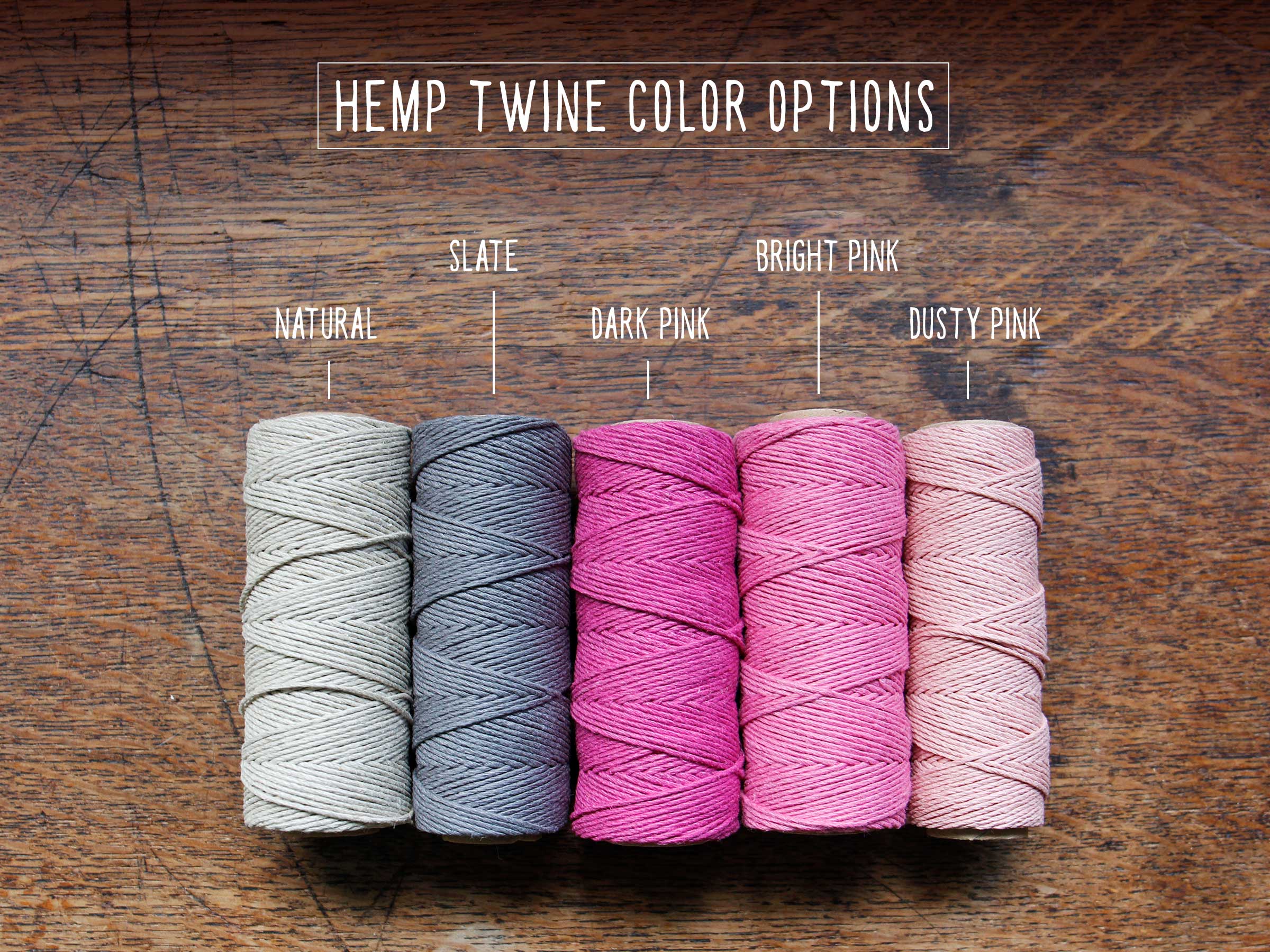 Hemp Twine Colors