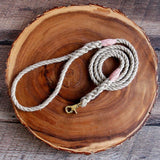 Tiny Dog Leash Just Hemp Rope with Trigger Snap