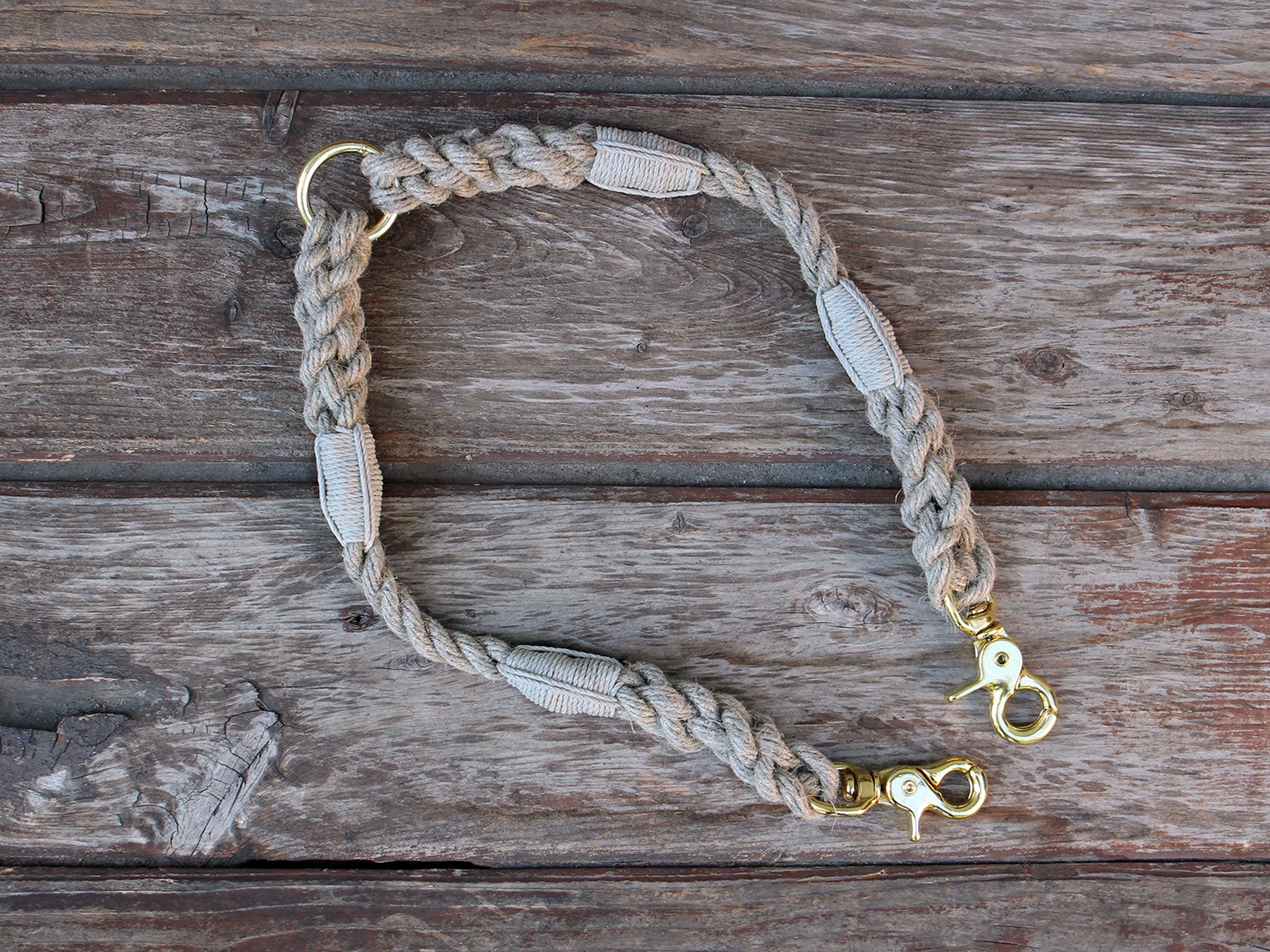 Just Hemp Rope Dog Leash Coupler