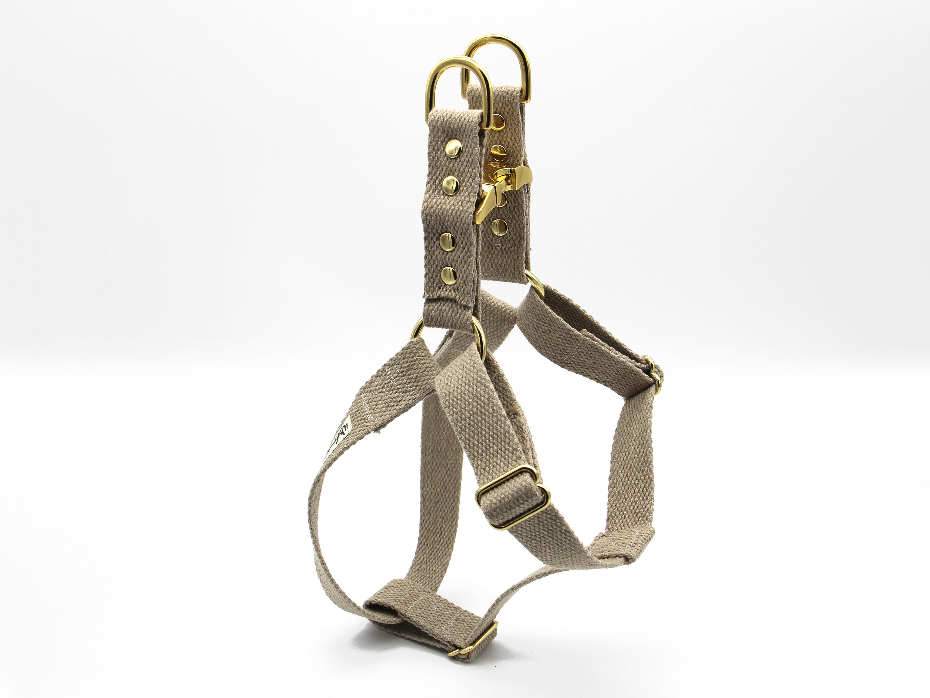 Just Hemp Adjustable Step-In Harness Brass Hardware