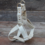 Studded Just Hemp Adjustable Step-In Dog Harness