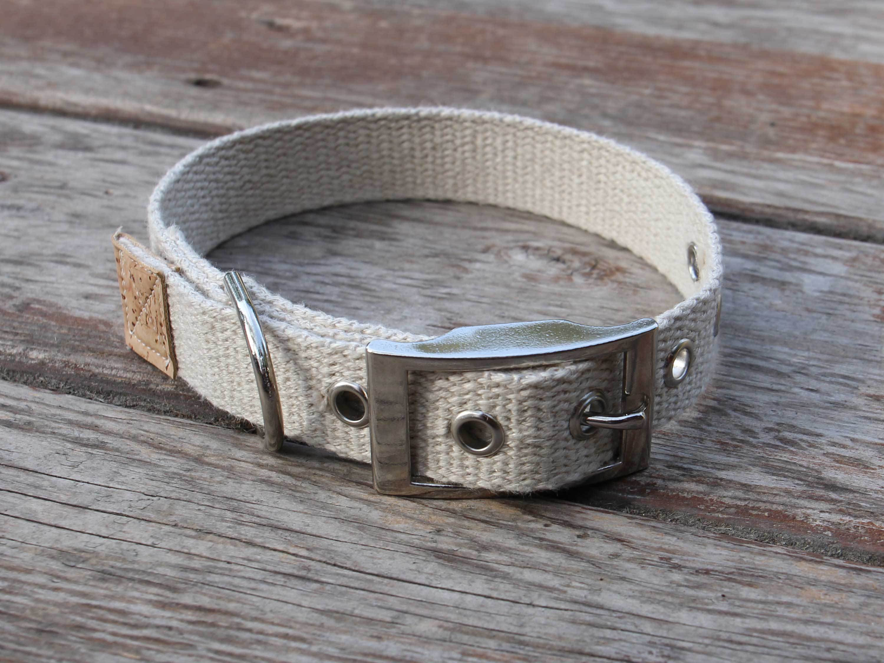 Tongue Buckle Just Hemp Dog Collar