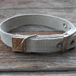 Tongue Buckle Just Hemp Dog Collar