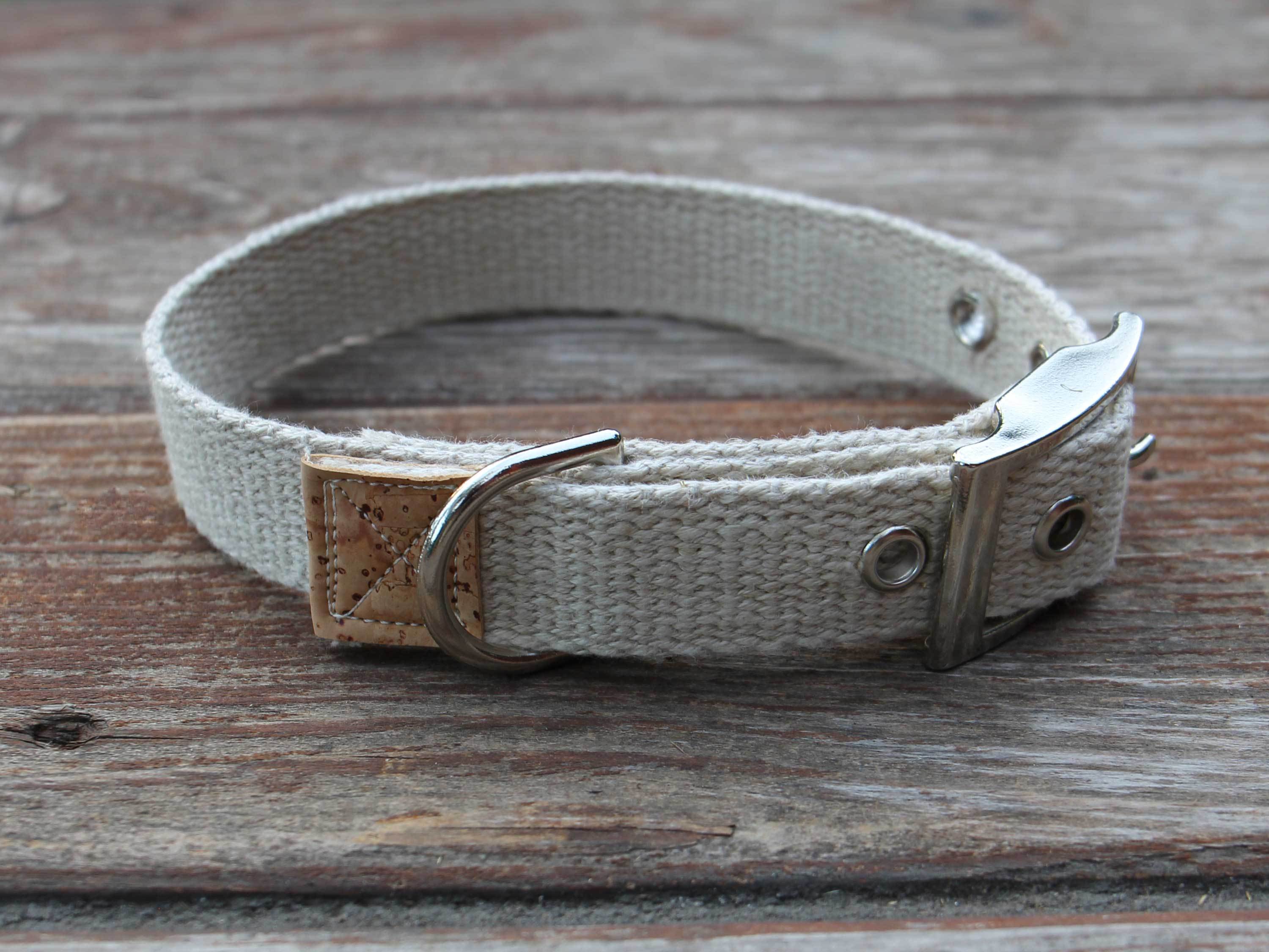 Tongue Buckle Just Hemp Dog Collar