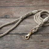 Just Hemp Rope Dog Leash with Trigger Snap