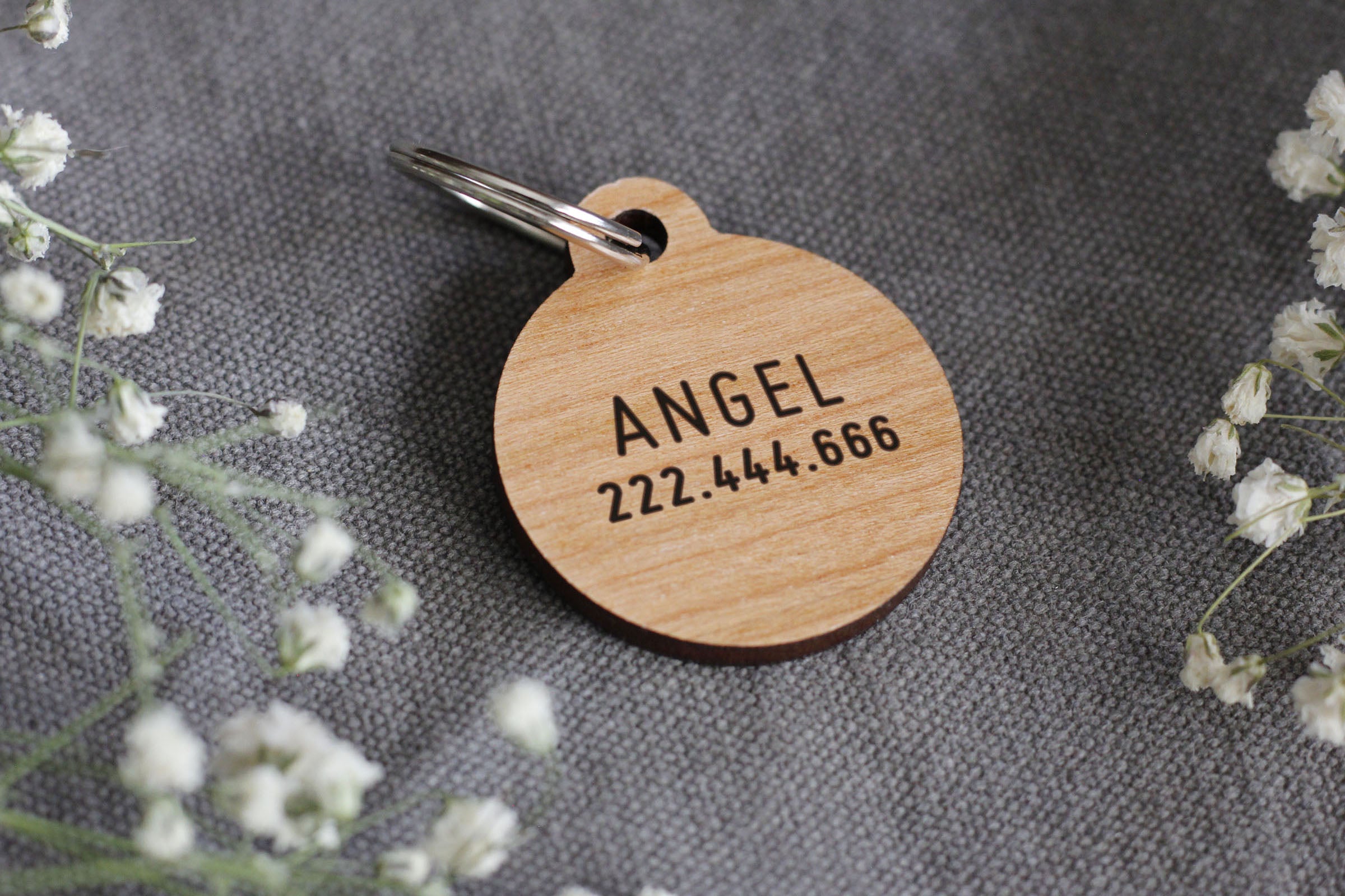  Make Every Day An Adventure Wooden Pet ID Tag Back