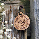 Make Every Day An Adventure Wooden Pet ID Tag