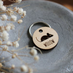 Mouse Wooden Cat ID Tag