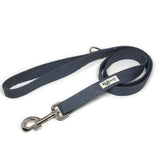 Nantucket Blue Flat Hemp Dog Leash