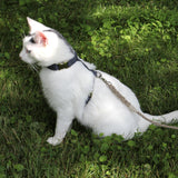 Nantucket Blue Just Hemp H-Style Cat Harness